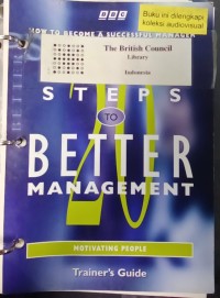 20 steps to better management