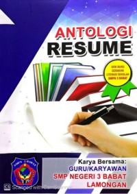 Antologi resume