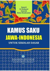 Kamus Saku Jawa-Indonesia untuk sekolah dasar