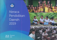 Neraca pendidikan daerah 2019 22 Provinsi Bali
