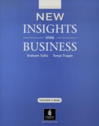 New insights into business: Teachers book