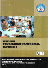 Statistik pendidikan nonformal tahun 2013