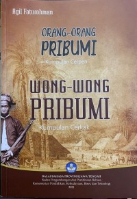 Orang orang pribumi: kumpulan cerpen