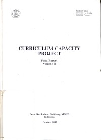 Curriculum capacity project: final report Volume II