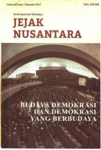 Jejak Nusantara : Jurnal Sejarah dan Nilai Budaya [volume 02 nomor 1 desember 2014]