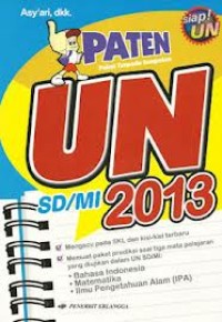 PATEN (paket terpadu jempolan) : UN SD/MI 2013