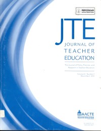 Jte journal of teacher education volume 63 number 2 march/april 2012