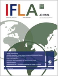 IFLA Journal Volume 41 ( October 2015 ) No. 3