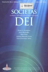 Societas DEI: jurnal agama dan masysarakat vol. 4, no. 2, oktober 2017