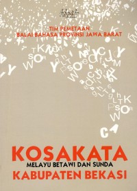 Kosakata : Melayu Betawi dan Sunda Kabupaten Bekasi