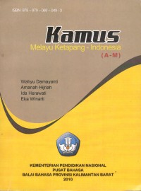 Kamus Melayu Ketapang - Indonesia