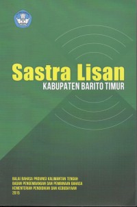 Sastra lisan Kabupaten Barito Timur