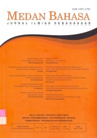 Medan bahasa jurnal ilmiah kebahasaan, Vol 9, No. 1, Juni 2015