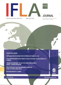 IFLA volume 38 (october 2012) no. 3
