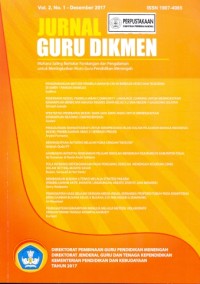 Jurnal guru Dikmen Vol. 2 No. 1 - Desember 2017