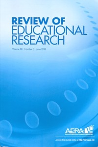 Review of educational research [volume 88 number 3, June 2018]