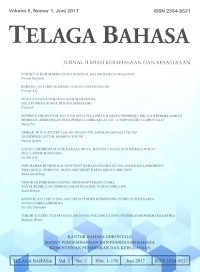 Telaga bahasa volume 5, nomor 1, juni 2017