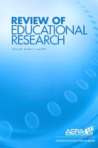 Review of educational research analysis volume 89 number 3 june 2019