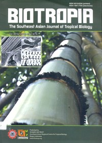 Biotropia: the shoutheast asian journal of tropical biology vol 22 no 2 desember 2015