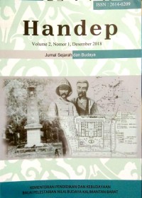 Handep : jurnal sejarah dan budaya volume 2 nomor 1 Desember 2018