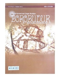 Jurnal konservasi cagar budaya Borobudur volume 6 nomor 6, Oktober 2012