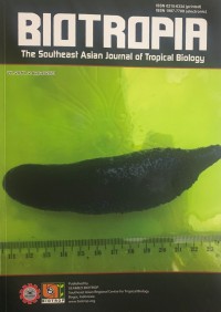 Biotropia : the southeast asian journal of tropical biology volume 28 nomor 2, Agustus 2021