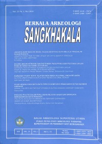 Berkala arkeologi sangkhakala vol. 23, no. 1, Mei 2020
