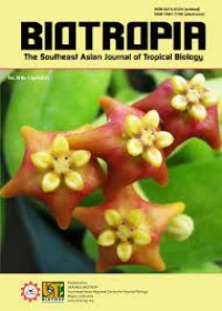 Biotropia : the southeast asian journal of tropical biology volume 25 nomor 3, December 2018