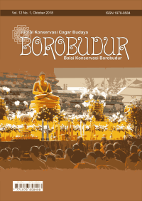 Jurnal konservasi cagar budaya Borobudur volume 12 nomor 1, Oktober 2018