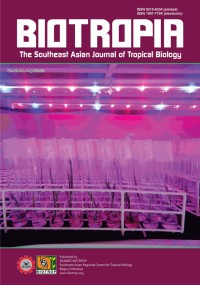 Biotropia : the southeast asian journal of tropical biology volume 28 nomor 1, April 2021