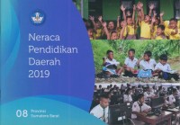 Neraca pendidikan daerah 2019 08 Provinsi Sumatera Barat