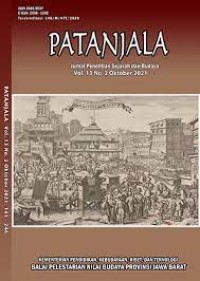 Patanjala : jurnal penelitian sejarah dan budaya, Volume 13 No. 2 Oktober 2021