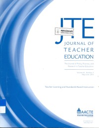 Jte journal of teacher education volume 64 number 3 may/june 2013